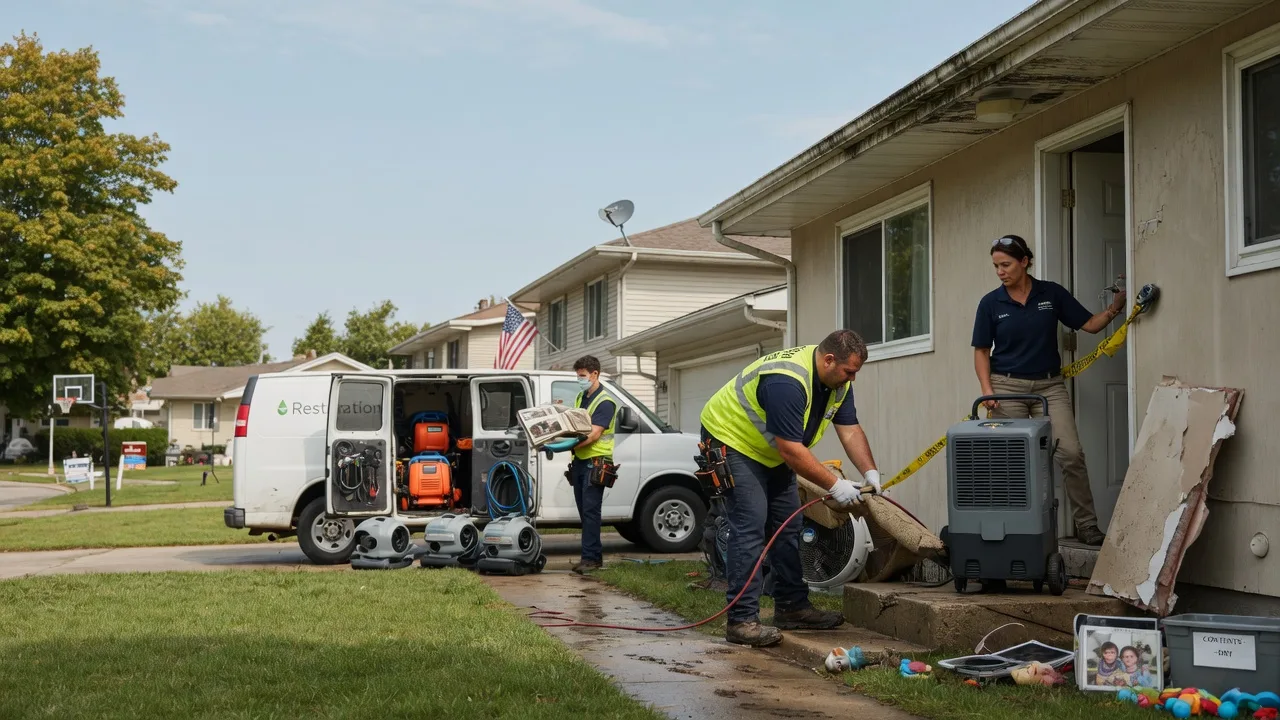 Water Damage Restoration in Fall River, WI near me